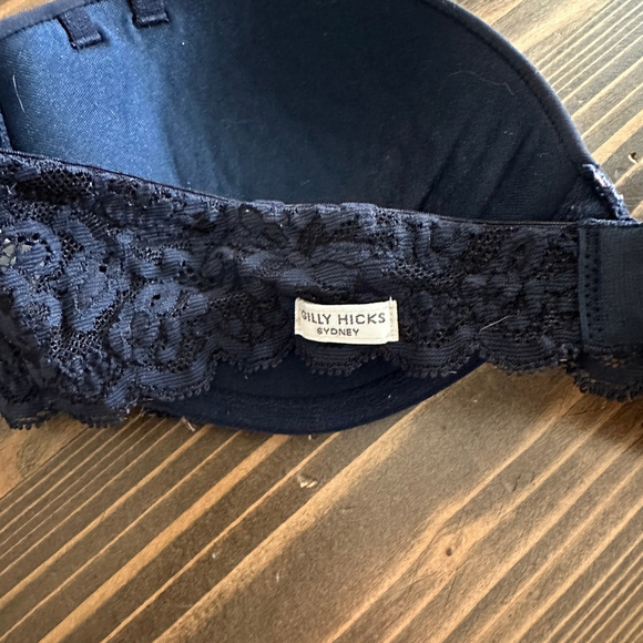 Women's Gilly Hicks Bra Size 34A Navy Blue - Picture 2 of 4